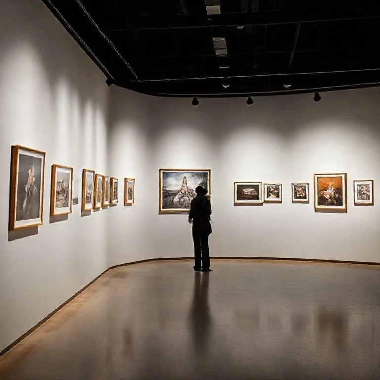 A field of floating, fragmented data shards, resembling ancient scrolls made of glowing, translucent energy.